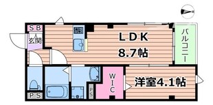 ヴェルーラ福島の物件間取画像